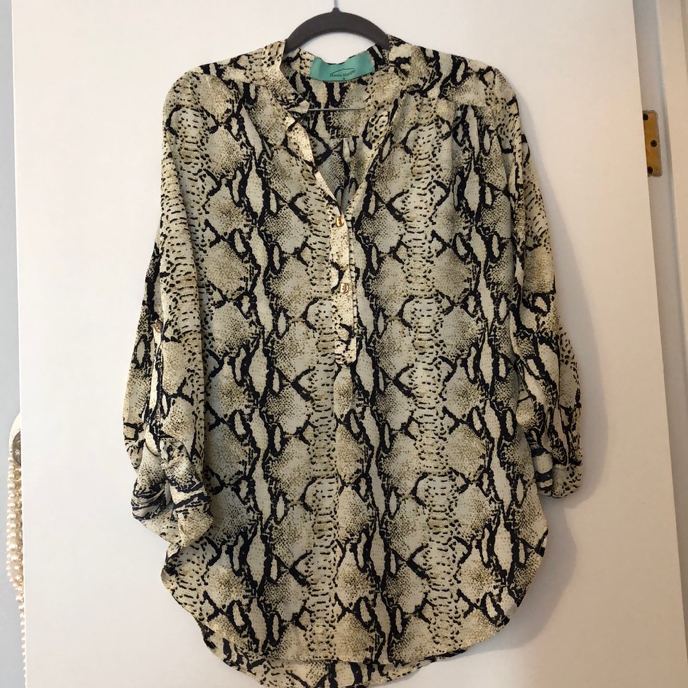 Snakeskin Top